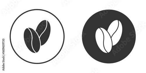 Coffee Bean icon doodle vectors, vector illustration