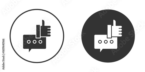 Customer feedback icon doodle vectors, vector illustration