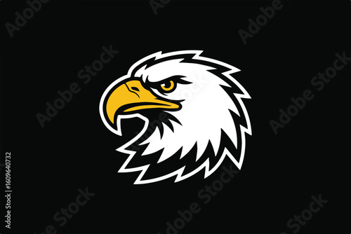 exclusive bald eagle head cuttable vector ai eps jpeg png scalable detailed illustration for premium merchandise