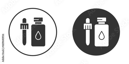 Essential oils icon doodle vectors, vector illustration