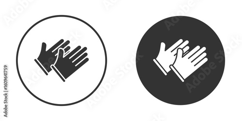 Glove icon doodle vectors, vector illustration