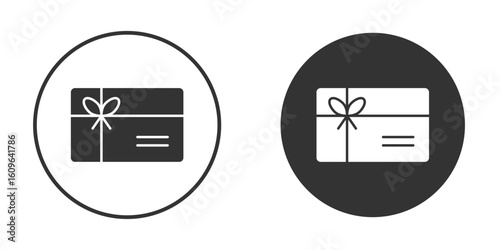 Gift card icon doodle vectors, vector illustration