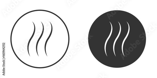 Heat icon doodle vectors, vector illustration