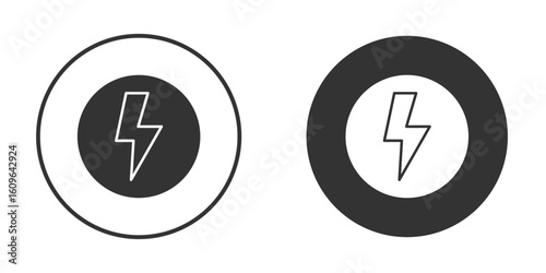 Lightning icon doodle vectors, vector illustration