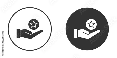 Loyalty program icon doodle vectors, vector illustration