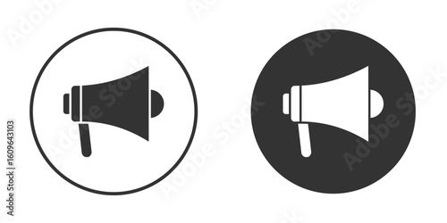 Loud Speaker icon doodle vectors, vector illustration