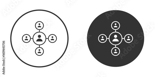 Network icon doodle vectors, vector illustration