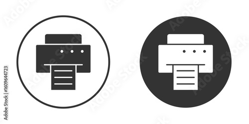 Print icon doodle vectors, vector illustration