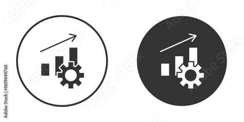Productivity icon doodle vectors, vector illustration