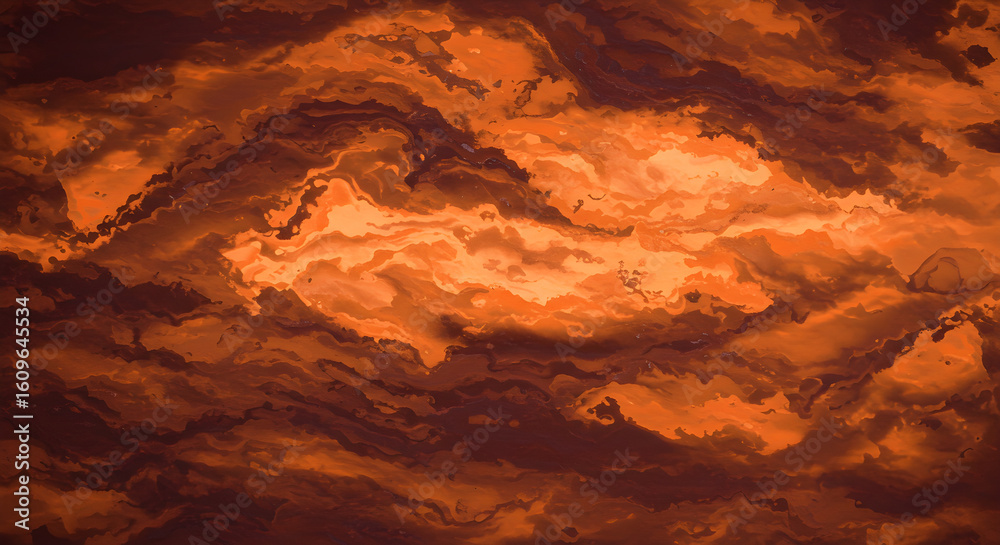An abstract orange and brown texture creates a dynamic patterned background An abstract orange and brown texture creates a dynamic patterned background