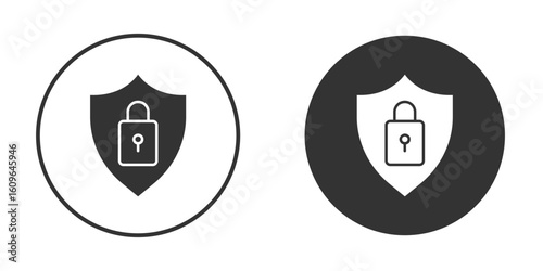 Security lock icon doodle vectors, vector illustration