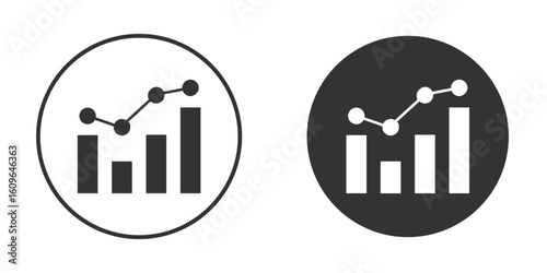 Statistics icon doodle vectors, vector illustration