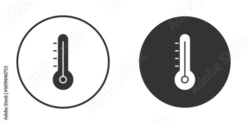 Thermometer icon doodle vectors, vector illustration