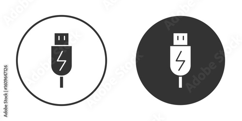 USB icon doodle vectors, vector illustration