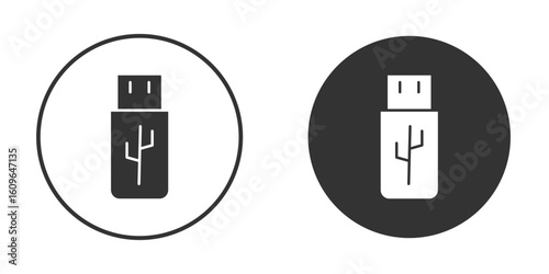 usb drive icon doodle vectors, vector illustration