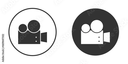 Video icon doodle vectors, vector illustration