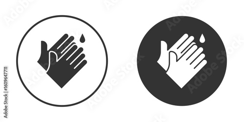 Wash hands icon doodle vectors, vector illustration