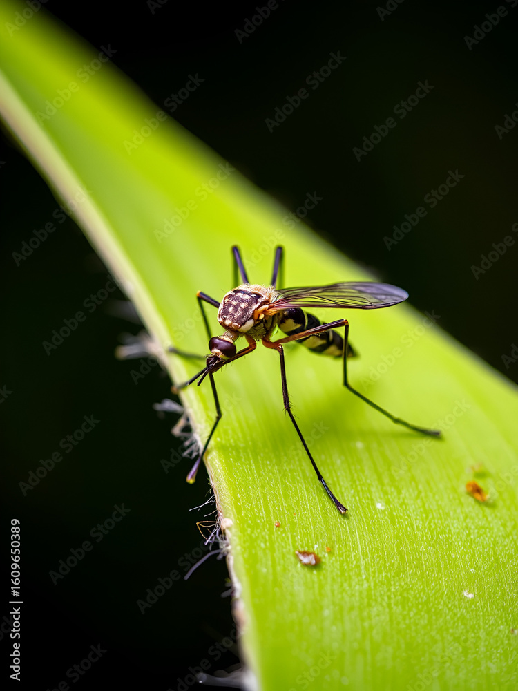Fototapeta premium Detailed Shot of a Mosquito