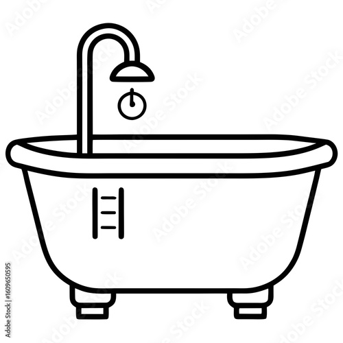 vector illustration of a bathroom