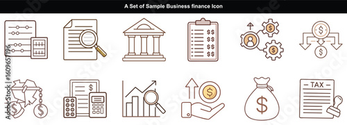 Business finance icon