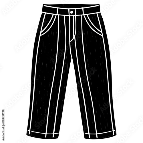 Corduroy Pants Illustration