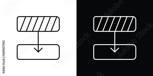 Diagram next icon design vector art Illustrations