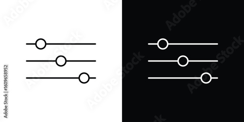 Filter Button icon design vector art Illustrations