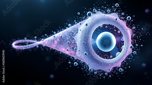 antimatter 3d representation, can be used to represent graviton, antiparticles or astrophysics singularity