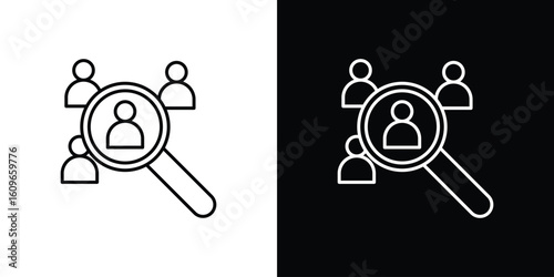 Hiring icon design vector art Illustrations