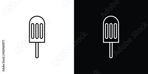 Popsicle icon design vector art Illustrations