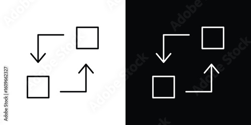 Replace icon design vector art Illustrations