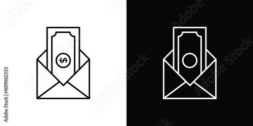 Salary icon design vector art Illustrations