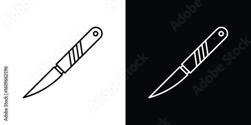 Scalpel icon design vector art Illustrations