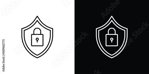 Security icon design vector art Illustrations