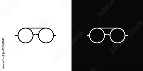 Sunglasses icon design vector art Illustrations