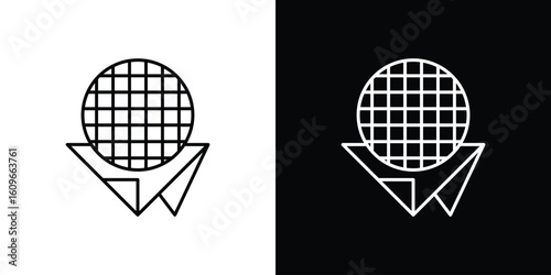 Stroopwafel icon design vector art Illustrations