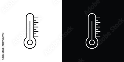 Temperature icon design vector art Illustrations