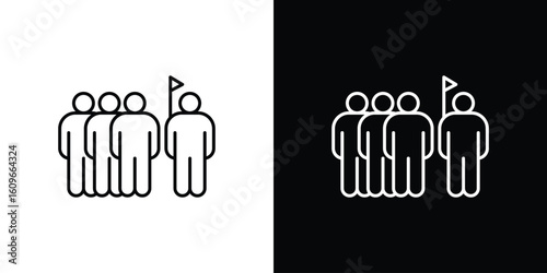 Tour guide people icon design vector art Illustrations