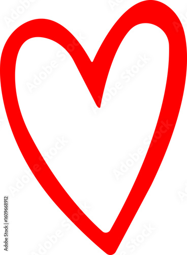 Heart icon.Grunge rough brush stroke romance love element pack for collage.Heart, love, romance or valentine's day red vector icon for apps.Various different hand drawn heart icon love collection.