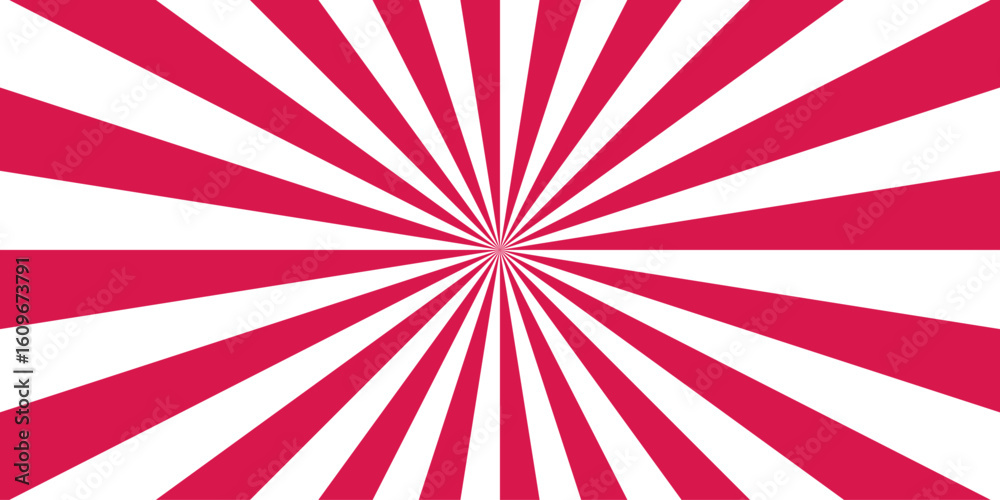 Fototapeta premium Abstract background with rays retro starburst. Funky ray elements, circle motifs, reminiscent of circus themes.Vintage beam sunburst texture. Classic vintage sun rays pattern. Simple Gradient Groovy.