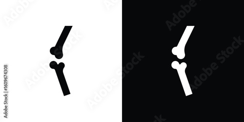 Joint icon. Vector illustration. Flat design.