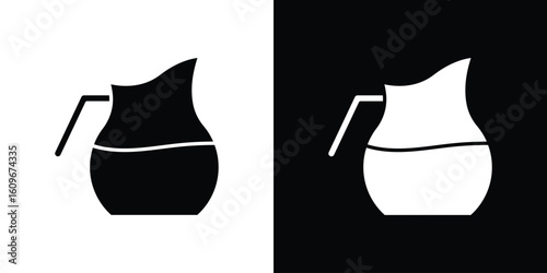Jug icon. Vector illustration. Flat design.