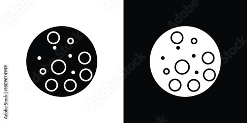 Mercury icon. Vector illustration. Flat design.