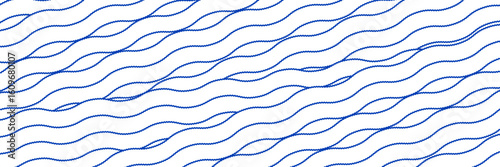 Wide abstract background with blue colored pasta. vector modern in poster, banners