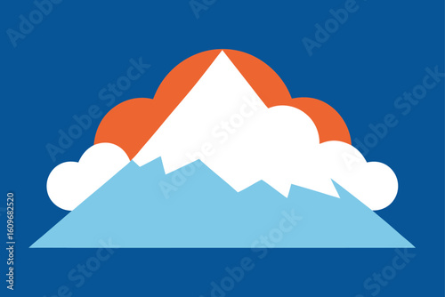 clouds below summit