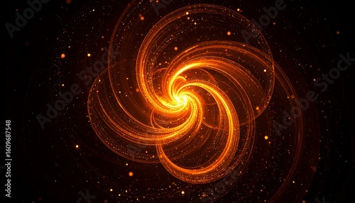 Abstract swirling fractal design (1)