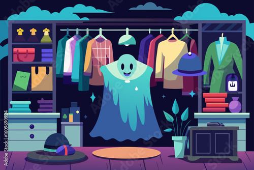 Haunted Thrift Store with Possessed Clothing