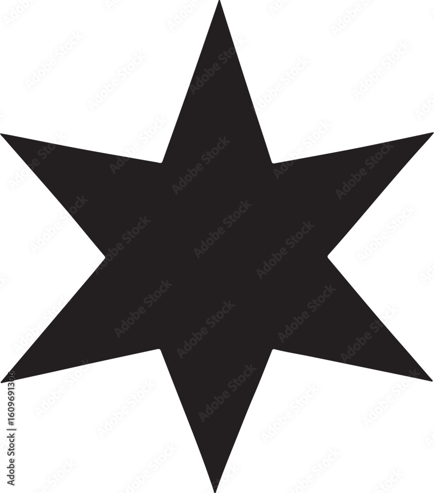 Christmas Decorative element Paper star light icon in silhouette on white background Christmas Decorative element Paper star light icon in silhouette on white background