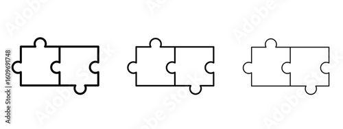 Compatibility icon linear style sign for mobile concept and web design.