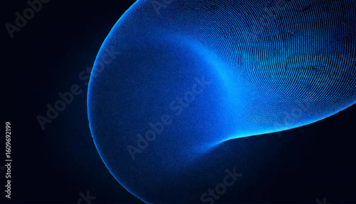 Black blue soft light abstract waves motion, Noise intensive Holographic blend blur smooth transitions tone empty presentation design , futuristic minimal modern luxury premium unique motion elegant.